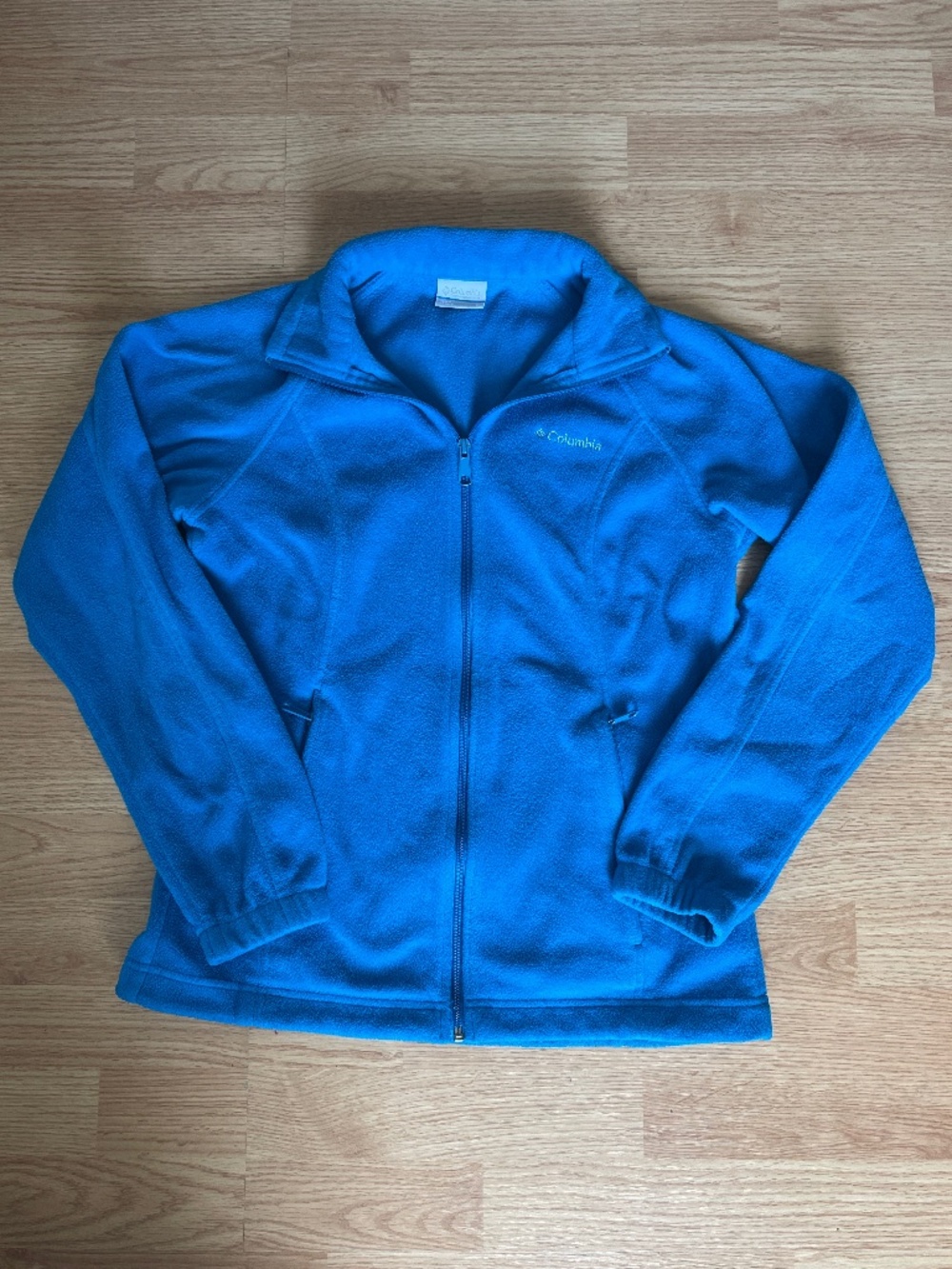 Columbia Women’s Blue Fleece Zip Up Jacket Size Small